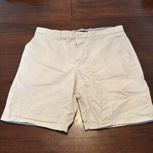 Tommy Hilfiger Shorts Mens 36 Chino Flat Front Stretch‎ White Cotton Casual